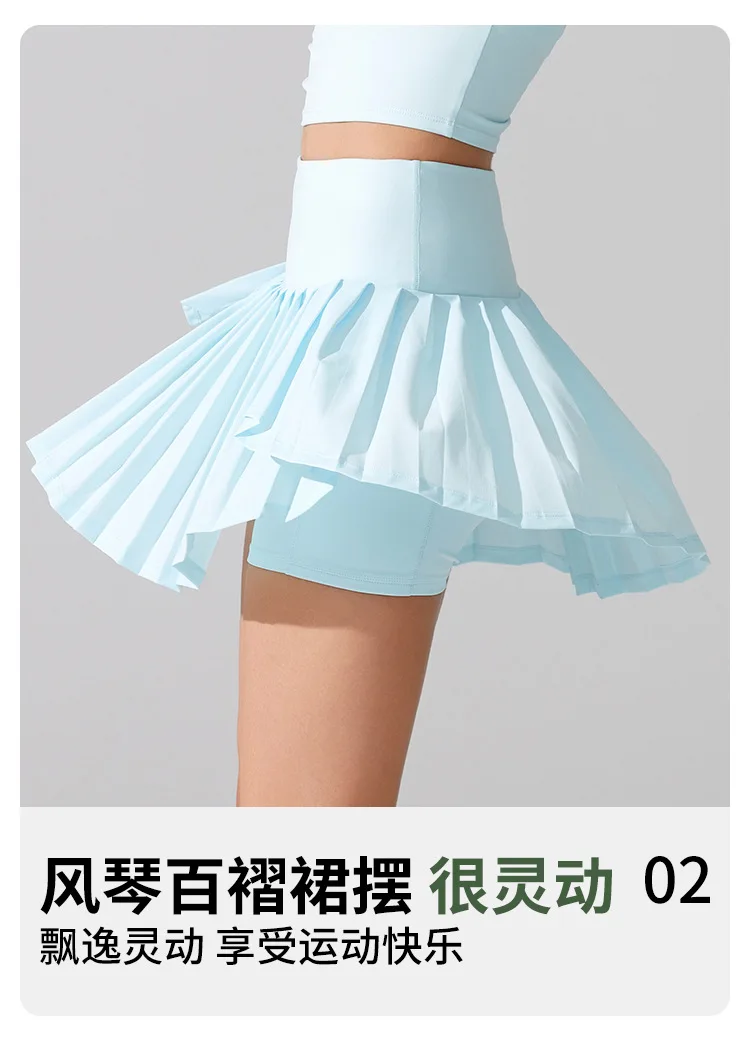 Pleated Tennis Skirt for Women with Pocket Shorts Women's High Waisted Lightweight Athletic Golf Skorts Skirts with Lining