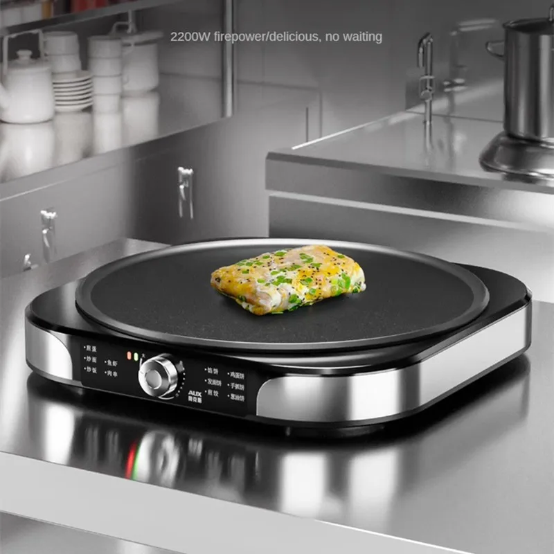 Electric Crepe Maker 220V Non-stick 40cm Diameter Commercial and Home