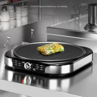 220V Household Electric Crepe Maker Commercial and Home Using Pancake Machine Non-stick Electric Baking Pan 40cm Diameter 1