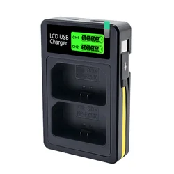 Dual Slot Battery Charger with Type - C & Micro USB Ports (1pcs)