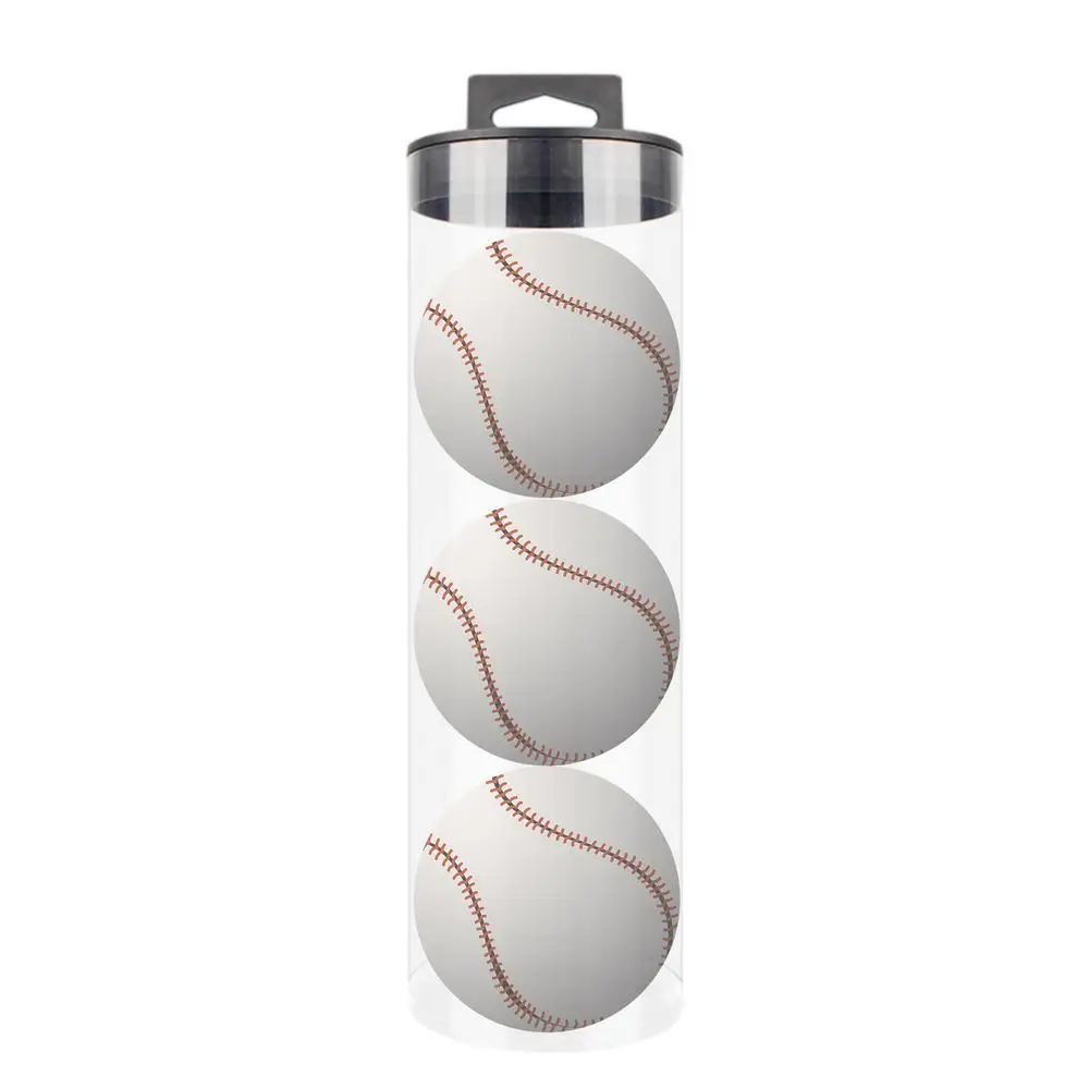 Description Picture 2 of itemTennis Ball Can with Cover Clear Travel Balls Container Outdoor Ball Storage for Golf Practice Training Accessories