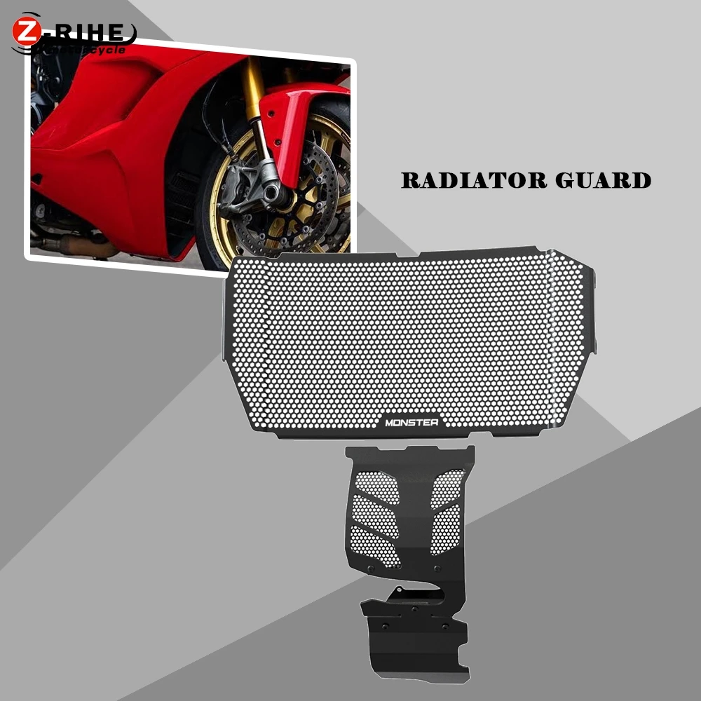 

FOR Ducati Monster 821 Stealth Dark Stripe Monster 821 Stealth 821 Stripe 821 Dark Motorcycle Radiator Guard Cover Protection