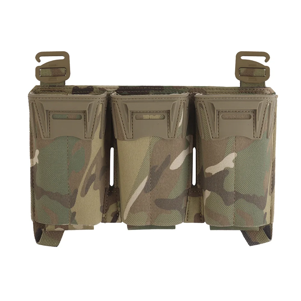 Pochette triple chargeur tactique pour pêche - Organisation équipement molle sub-zero