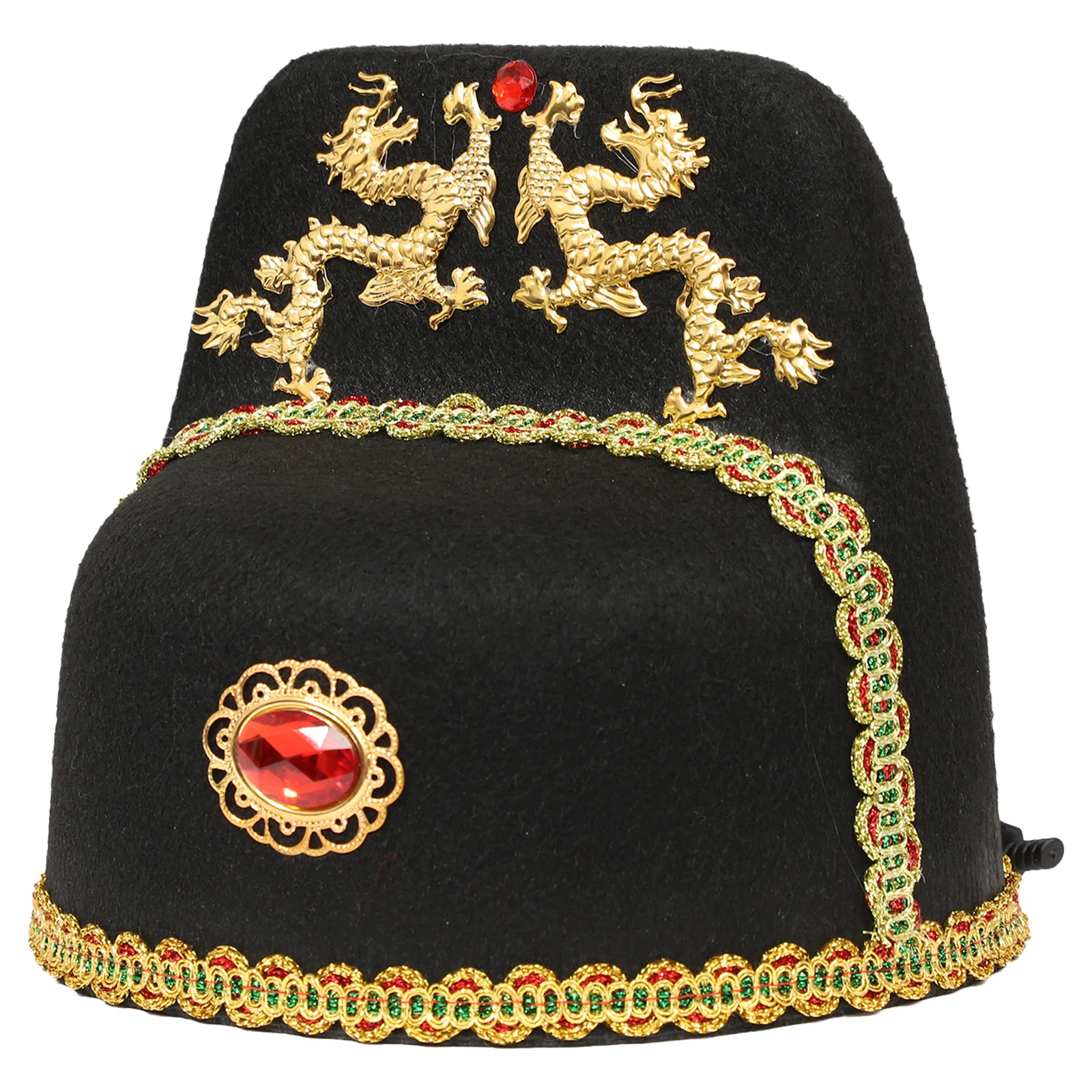 Adult Children Ancient Chinese King Hat Cap Royal Emperor Hat Costume Accessory Props for Cosplay Stage Performance Themed Party cosplay hat cosplay prop accessories
