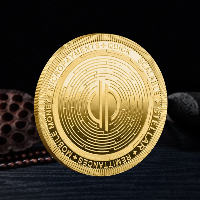 Creative Digital Cryptocurrency Commemorative Metal Coin Collectible