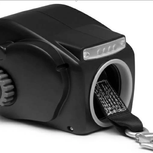 

10000LBS 12V Electric Trailer Winch With Strap For 24ft Boat Freshwater Black