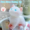 3-color Simulation Kitten Pinching Toys Children Slow Rebound Silicone Finger Pinching Sensory Relaxation Decompression Toys 1