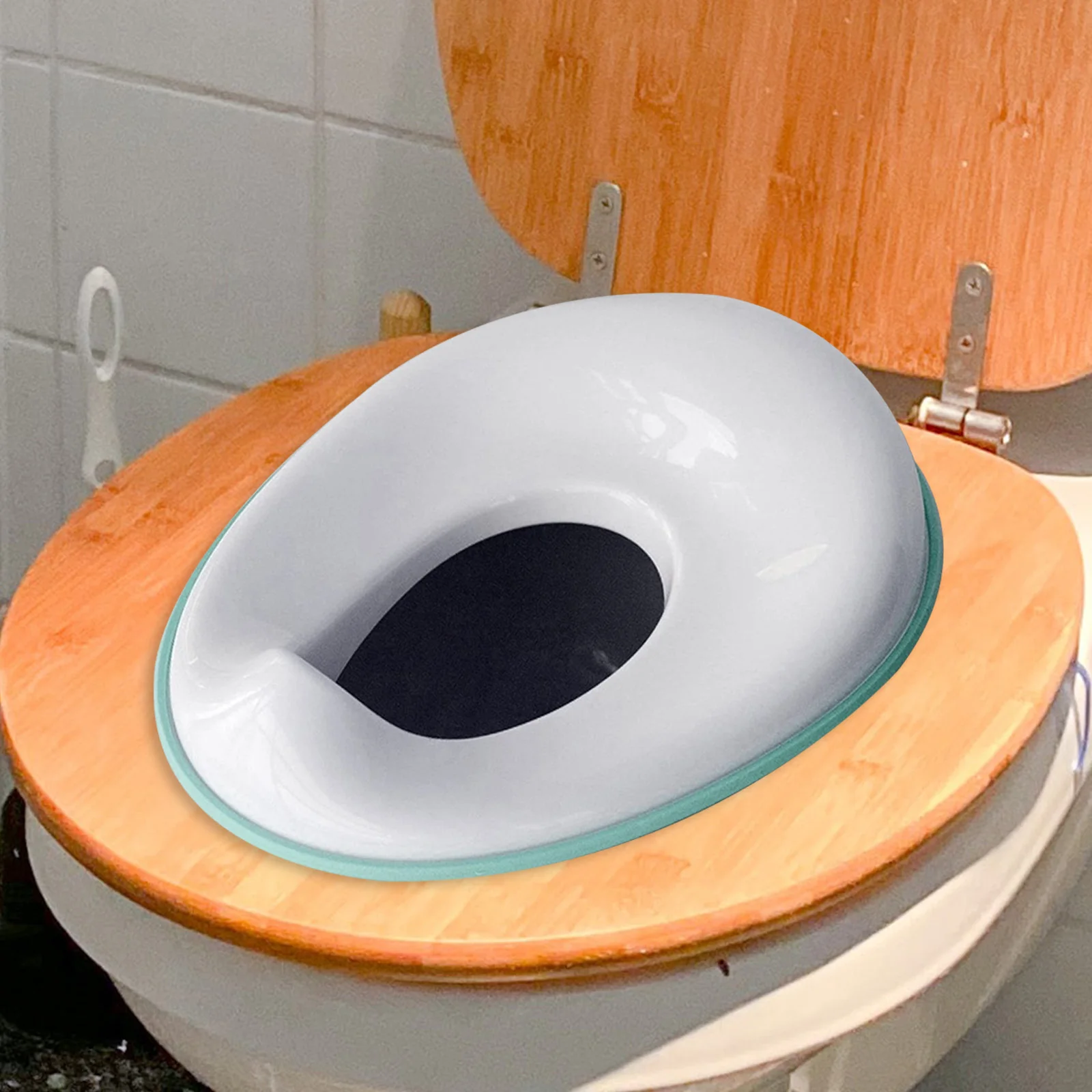 Toilet training Seat Fits Round Oval Toilet Kid Toddler Toilet Training Seat Potty Seat Toilet Potty Seat Ring with Storage Hook