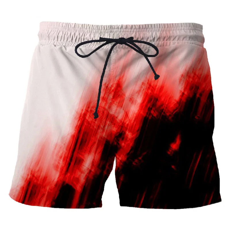 

Men's Fashion Mix Color Beach Shorts 3d Print Summer Street Loose Short Pants Surf Board Shorts Vacation Breathable Swim Trunks