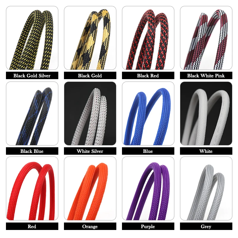 sleeving-tran-ado-isolado-expans-vel-manga-de-cabo-tran-ado-superf-cie