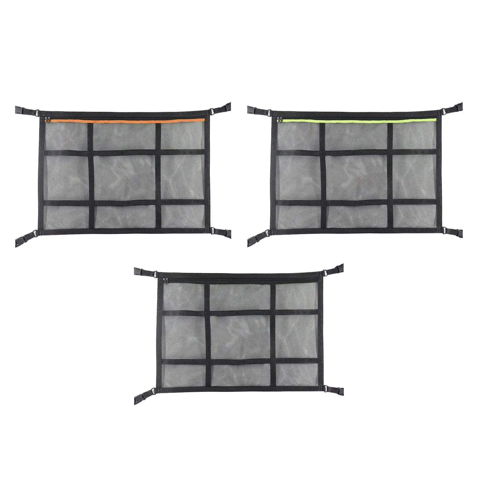 Car Ceiling Cargo Net Pocket Car Roof Storage Organizer for SUV Travel