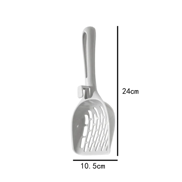 Paletta Lettiera Gatti Con Setaccio - Design Testa Gatto E Foro Per Appendere