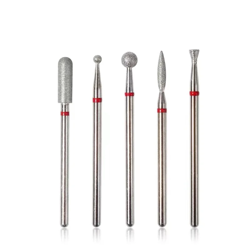 Nail Drill Bit 5 Pcs Diamond Milling Cutters For Manicure Carbide Removing Dead Skin On The Edge Of The Nail Tool