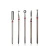5 Pcs Diamond Milling Cutters For Manicure Carbide Nail Drill Bits Removing Dead Skin On The Edge Of The Nail Tool 1