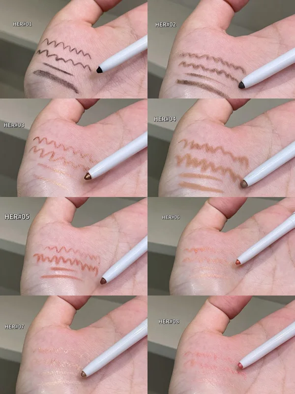 Description Picture 5 of itemGlitter Diamond Lying Silkworm Pencil Peach Shimmer Highlighter Aegyo Sal Stick Brighten Eye Shadow Pen Makeup Korean Cosmetic