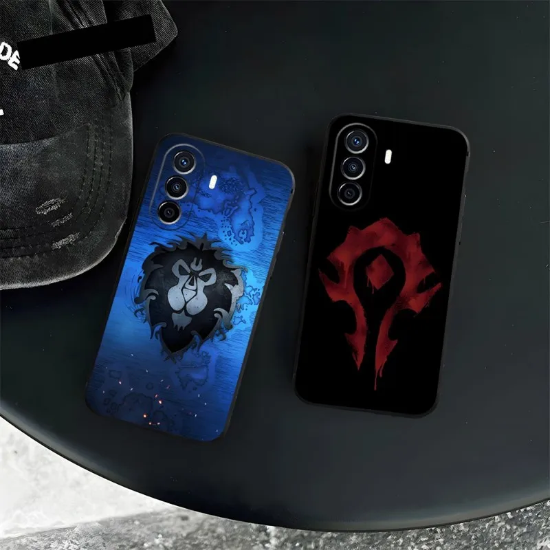 W-World Of W-Warcraft W-Wow Custodia Per Telefono Per Huawei P50 P30 P40 P10 P20 Lite Mate 40 Pro Plus Smart Z 6 7 5 Fundas Cover Posteriore