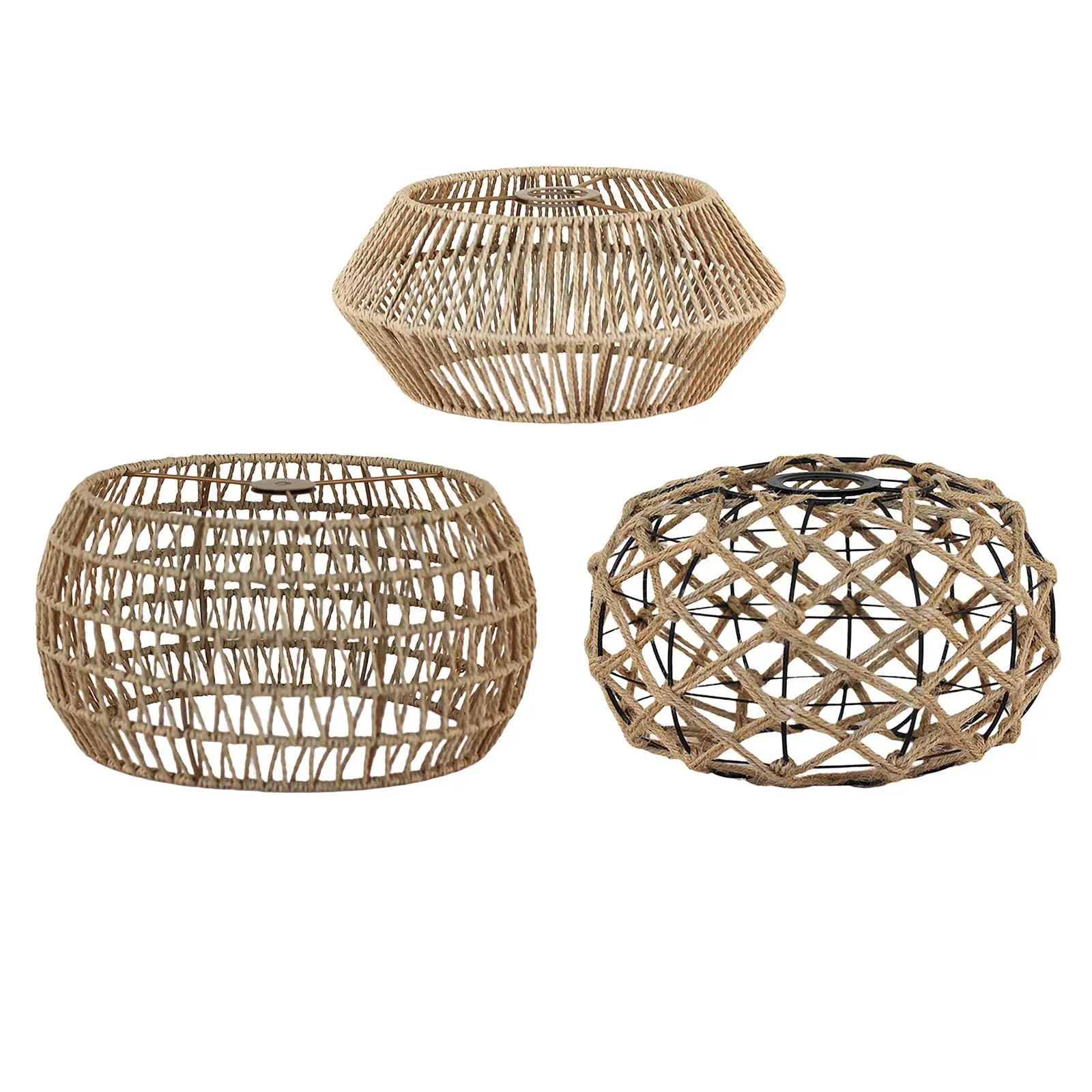 

Paper Rope Lamp Shade Replacement Lamp Shade for Hanging Light, Floor Lamps