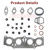 For Harley Electra Glide Ultra FLH FLT Classic Touring FLH FLT 2007-2010 2011 2012-2016 Clutch Primary Cover Gasket Seals Kit #2