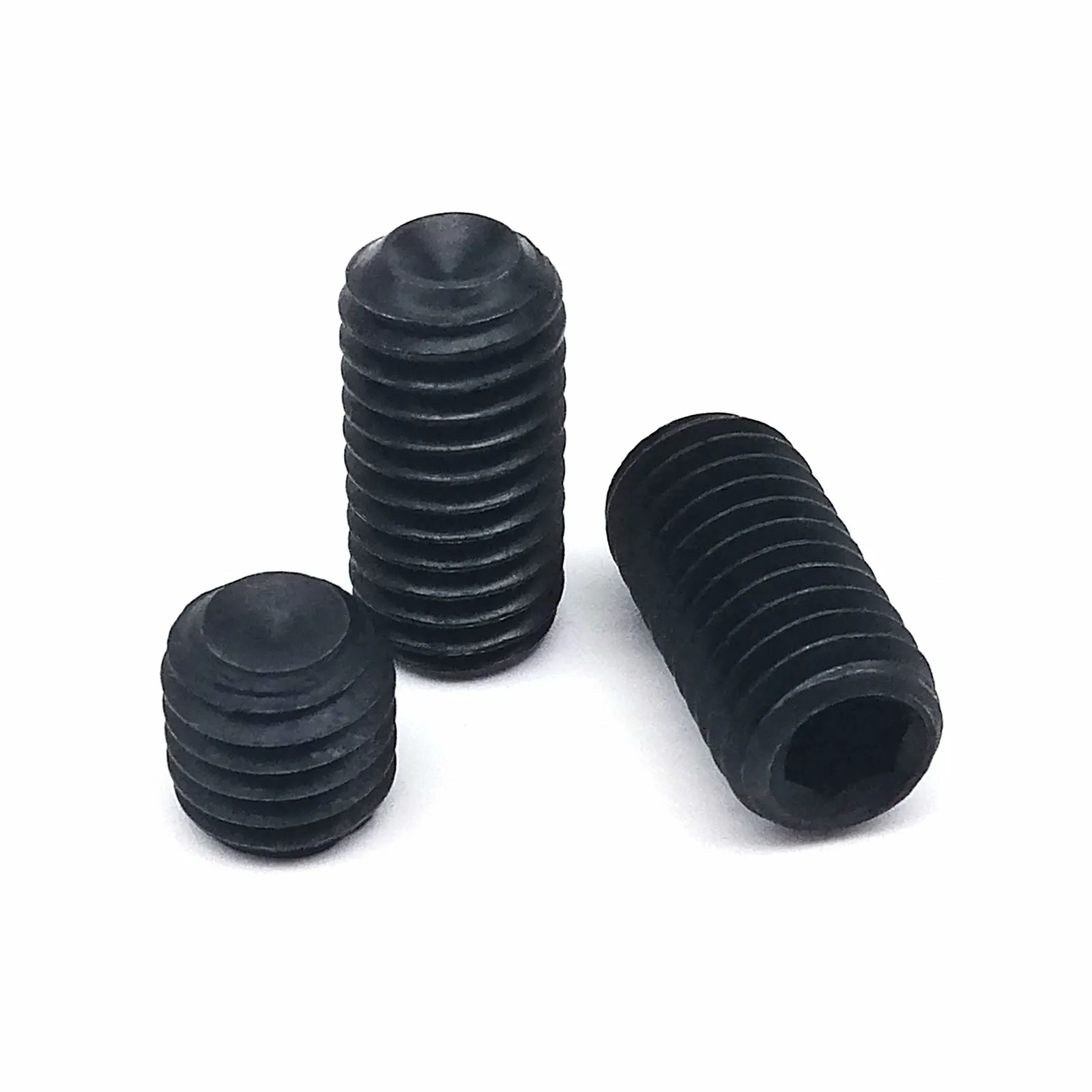 Hexagon Socket Head Screw Stainless Steel Screw 500/1500pcs M2-M8 DIN916 Black Steel 304 Stainless Steel Hexagon Socket Allen Cup Point Set Screw Grub Bolt Assortment Kit
