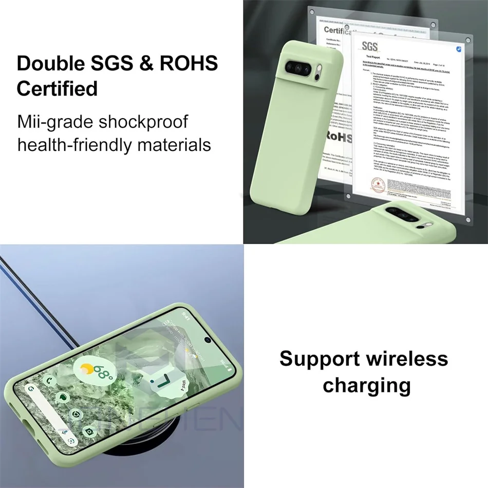 Original Liquid Soft Silicone Phone Case - Durable Protection Cover