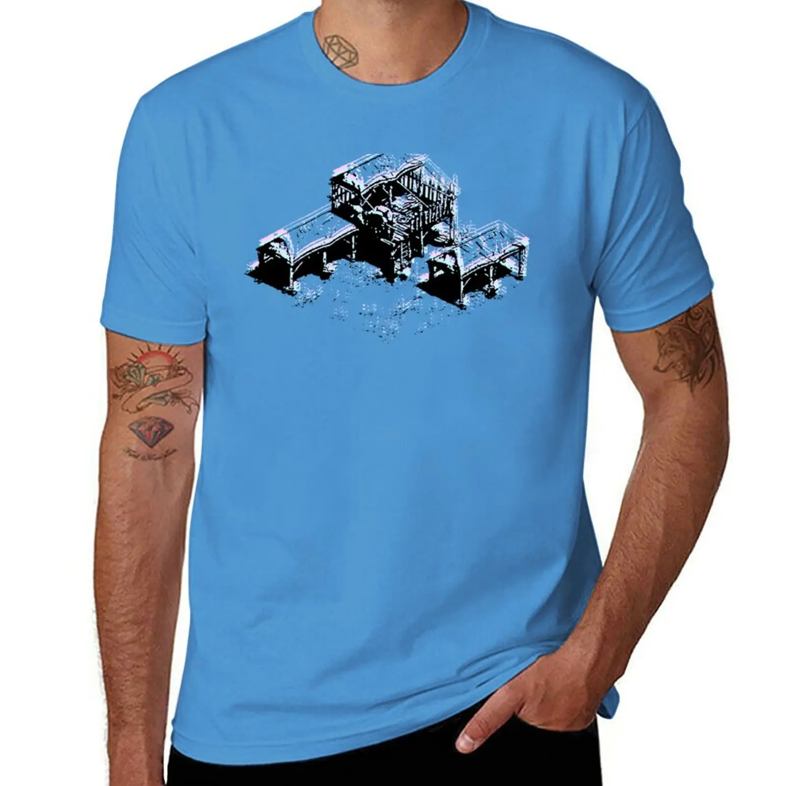 New Age Of Impers 2 Edizione Definitiva Neon Towncenter T-Shirt Anime T-Shirt Plain T-Shirt Uomo