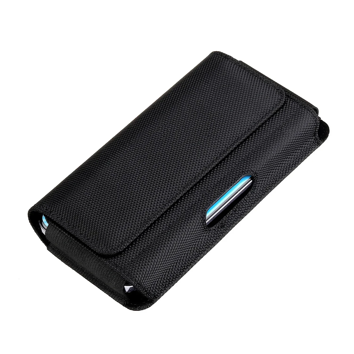 Universal Nylon Phone Pouch with Belt Clip - Multifunctional Carrying Holster Case
