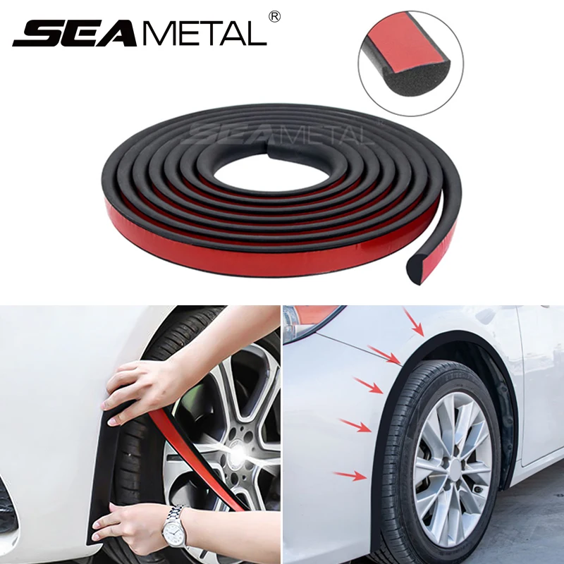 Universal Fender Seal Strip Car Wheel Eyebrow Mud Guard Arches Wing