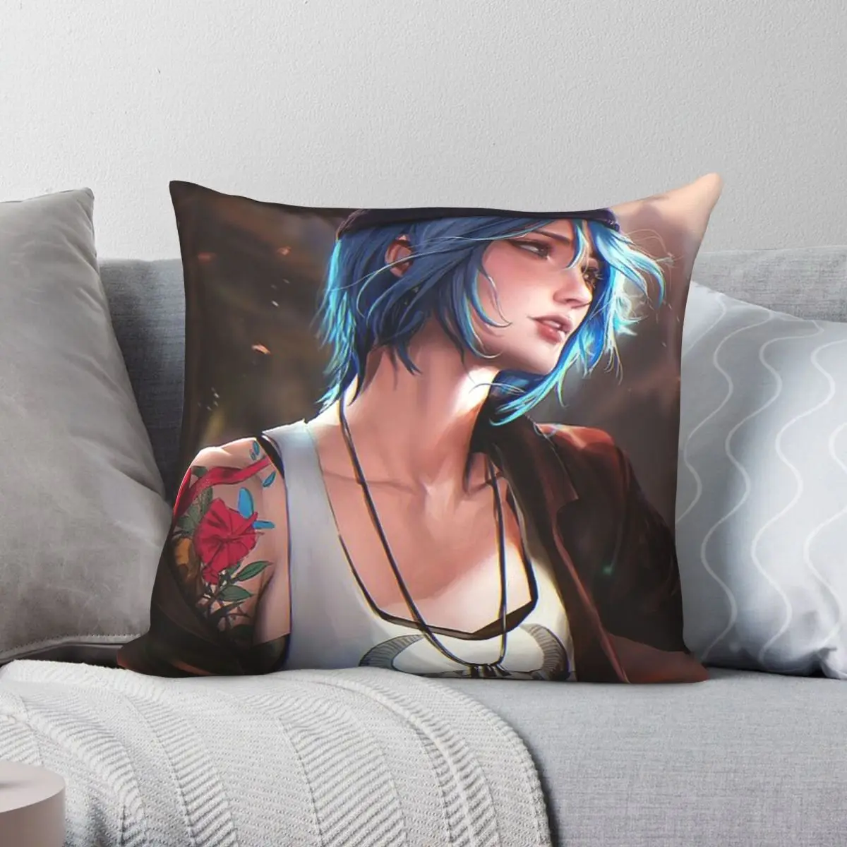 Life Is Strange Prezzo Della Federa Federa Poliestere Lino Velluto Stampato Zip Decor Federa Cuscino Letto 18"