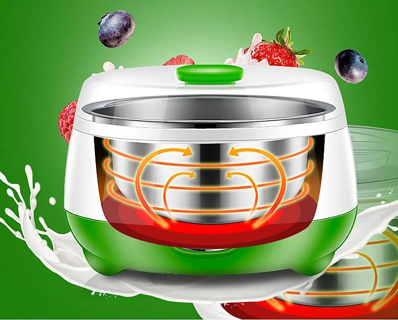 healthmaker diy smart timer home yogurt machine 1L 100-230-240V household rice wine maker auto Fermentation sour milk Yogurt