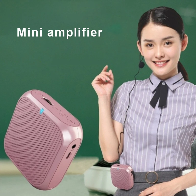 Rolton K400 Wired Mini Audio Speaker Megaphone Voice Amplifier Loudspeaker Microphone Waist Band Clip Support FM Radio TF MP3 images - 6