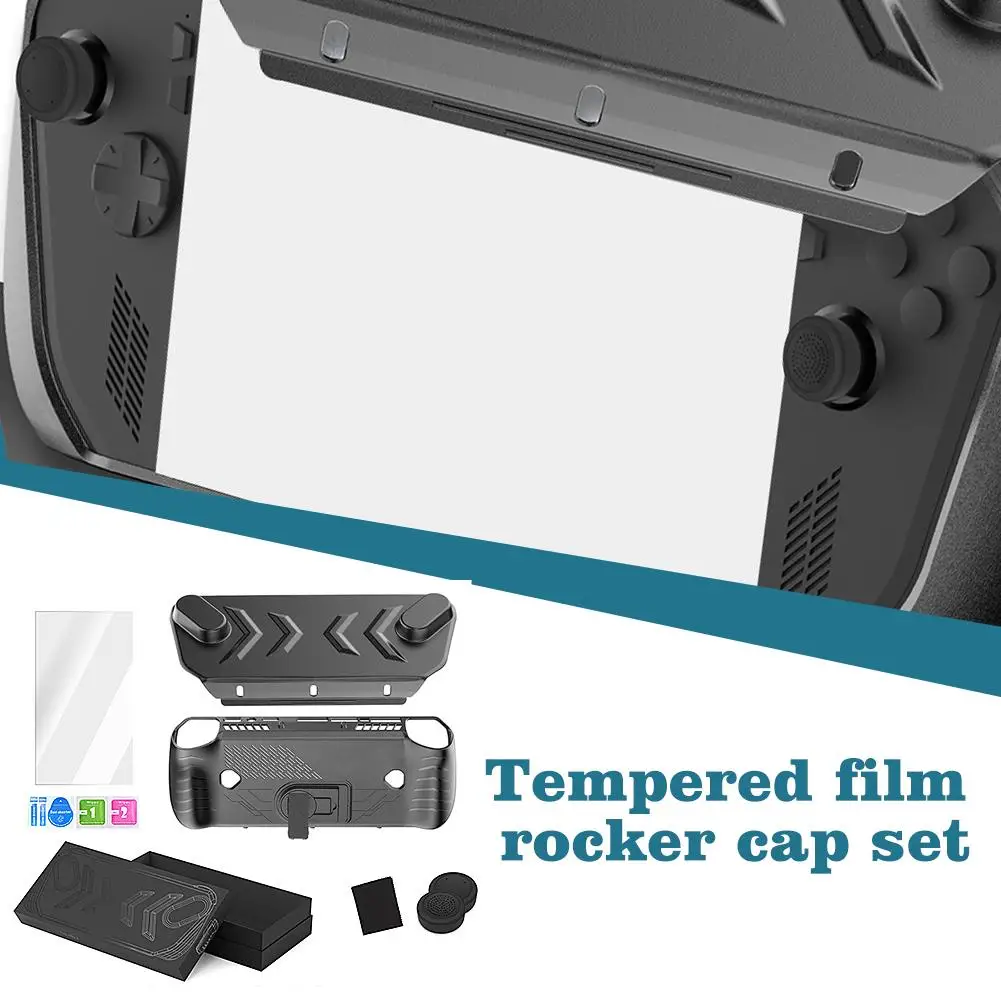Shockproof Handheld TPU Protective Case with Bracket and Keycap