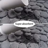 1pc Memory Foam Embossed Velvet Carpet Bathroom Living Room Non-Slip Mat Cobblestone Floor Mat Home Furnishings 4