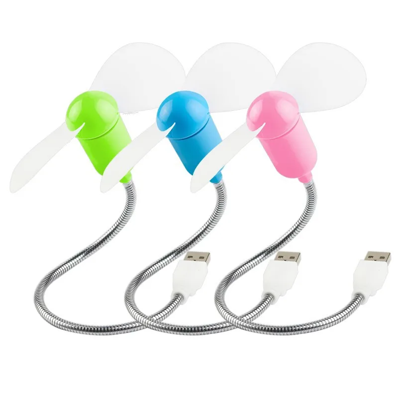 Mini USB Fan Long 30cm Serpentine Fan Large Wind Portable Flexible Desktop Laptop Computer Serpentine USB Small