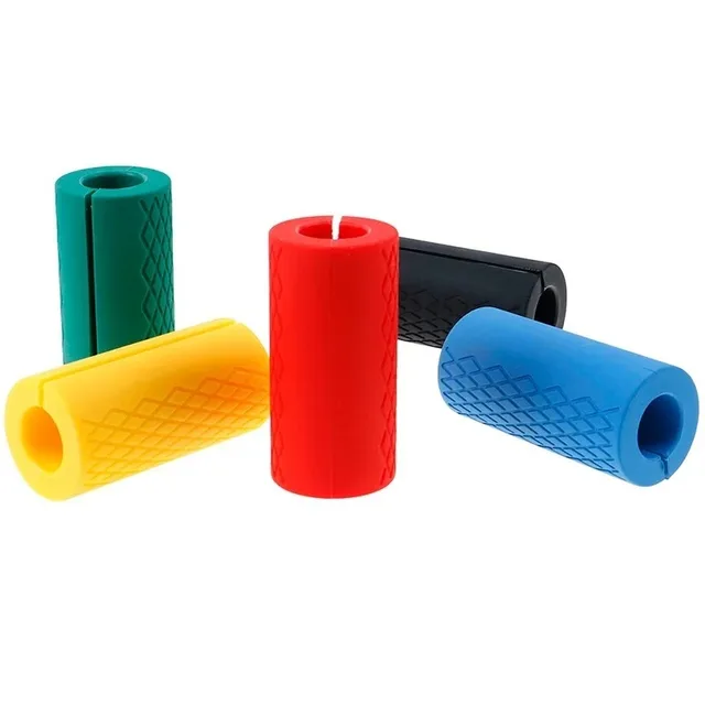 1 /2PCS Barbell Dumbbell Booster Grip Portable Fitness Equipment Fitness Equipment Accessories Avoid Injury Increase Friction 4