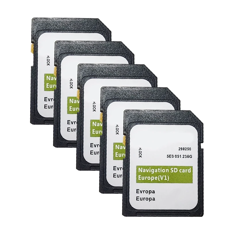 / UK and Europe Navigation SD Card New Maps For Skoda SD Card GEN1 MIB1 GPS Minerva Amundsen