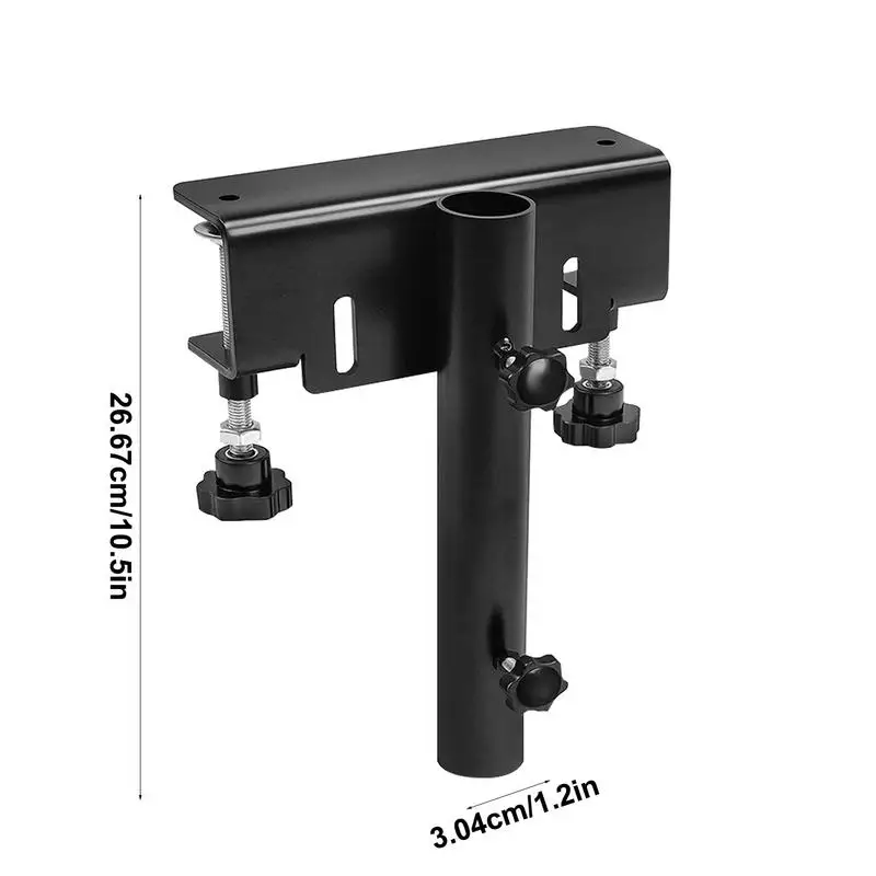 Hitch Flag Mount No Drilling Trailer Bed Mount Holder Fit Up To 1.2 Inch Flag Pole Automotive Accessories Flagpole Mounting