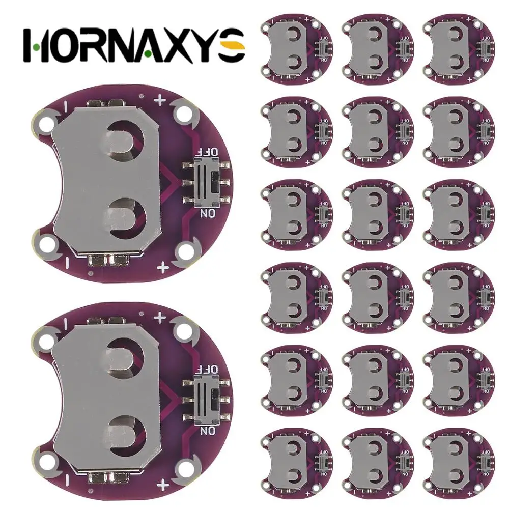 10-20pcs-LilyPad-Coin-Cell-Battery-Holder-CR2032-Battery-Mount-Module ...