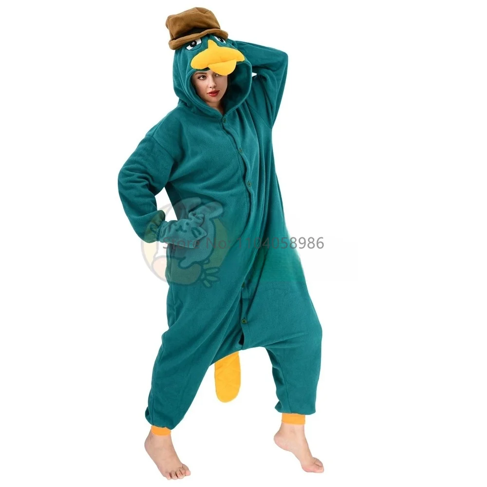 Animal Kigurumi Costume Halloween Onesie Duck for Women Men Adult Kids Pyjamas Cartoon Pajama Cosplay Party Homewear kigurumi pajamas onesies,cosplay pajamas onesies,flannel pajamas onesies