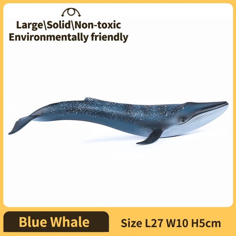 Sea Life Animals Blue Whale Miniature Ocean Decoration Toy