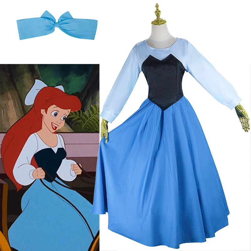 

Женский Костюм Принцессы Disney Ariel, Карнавальная Одежда для Хэллоуина