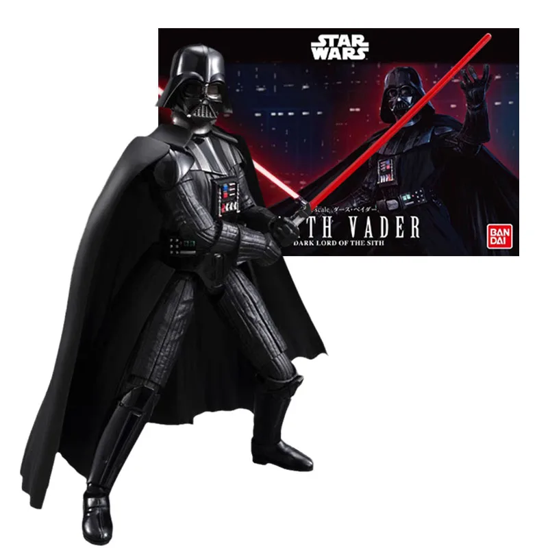 

Bandai Genuine Figure Star Wars Model Kit Anime Figures Darth Vader Dark Lord of The Sith Collection Model Action Figure Toys