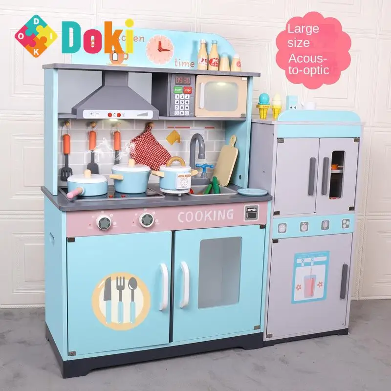 

DokiToy Simulation Kitchen Family Girl Toy Girl Cook Cook Rice Cooking Utensils 2 Children's Set Children 3 Years Old New 2023