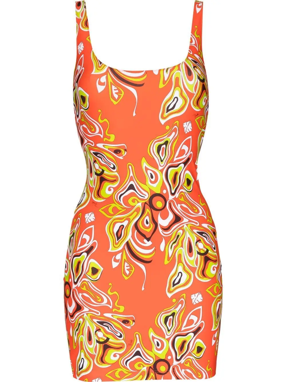 

Africana abstract-print beachwear women dress
