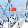 Yacht Wind Flag Weather Vane Outdoor Direction Pendant 304 Stainless Steel 6