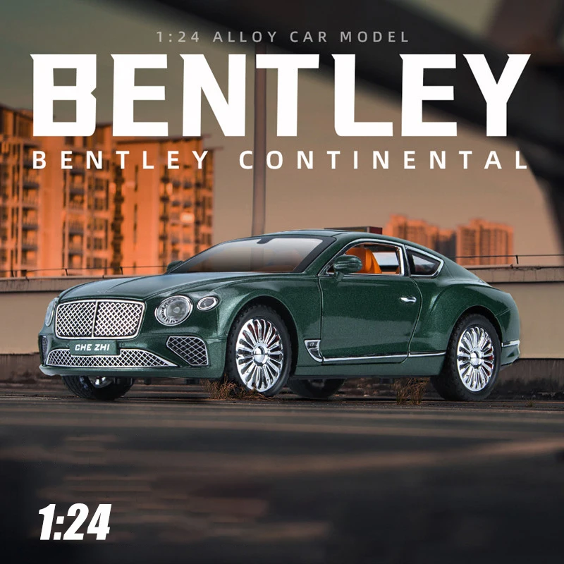 1/24 Bentley Continental GT Metal Vehicle Alloy Model Car