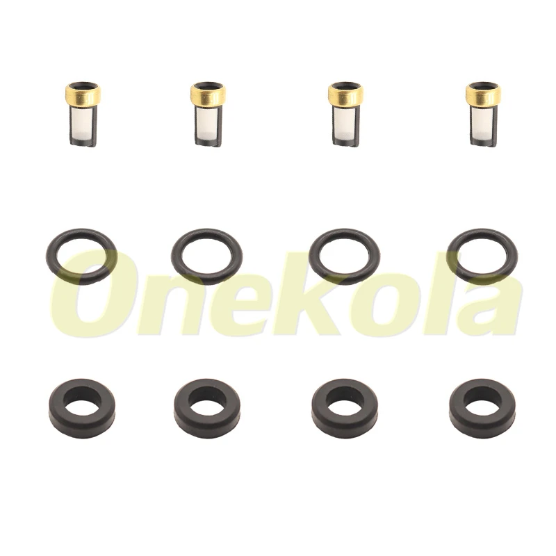 Fuel Injector Service Repair Kit Filters Orings Seals Grommets for Toyota DAIHATSU MIRA L250S EFSE 23250-97209 23209-97209