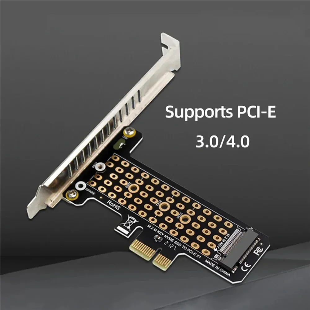 M.2 NVME B&M Key to PCIe 4.0/3.0 X1 X4 X8 X16 Interface Adapter Card for 2230 2242 2260 2280 SSD Hard Disk ssd adapter card m.2 to pcie adapter pcie adapter card pcie expansion card m.2 expansion card