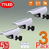77LED Solar Motion Sensor Security Light Outdoor Dummy Camera Wireless Flood Light Waterproof Lamp For Home Garden,1/2/3PCS 1