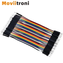 DIY Jumper Wire Kit with 40 - Pin Connectors - Assorted Lengths and Genders (10cm M to M)