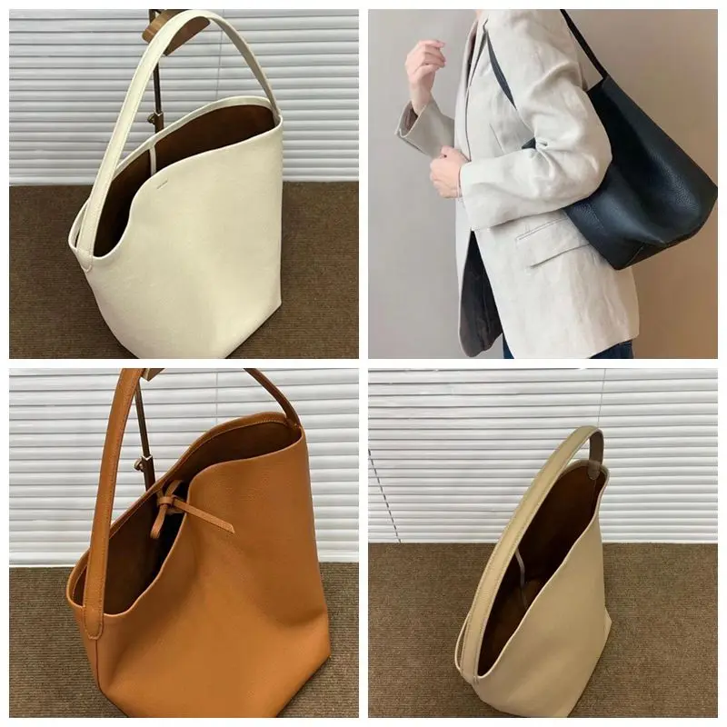 

Baobao Women's 2023 New Fashion Simple Large Capacity Women's Leather One Shoulder Portable Bucket Bag Book Computer Bag